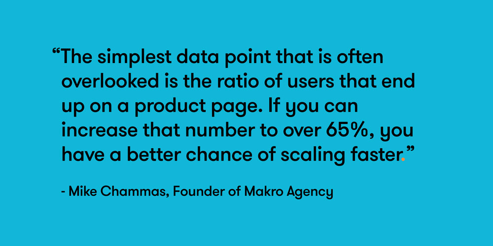 graphic of a quote from Mike Chamas