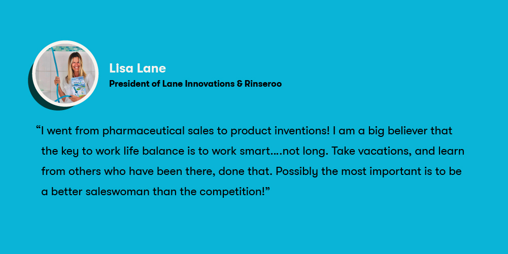 Lisa Lane, President of Lane Innovations & Rinseroo