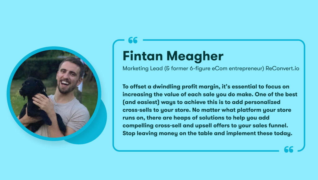 Fintan Meagher, marketing lead (& former 6-figure eCom entrepreneur) ReConvert.io