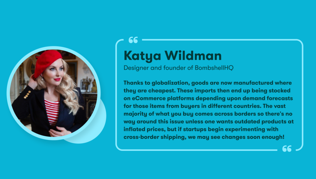 Katya Wildman, designer and founder of BombshellHQ