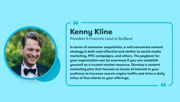 Kenny Kline, president & financial lead at BarBend