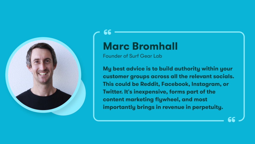 Marc Bromhall, founder of Surf Gear Lab