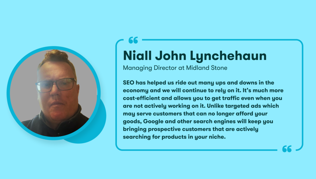 Niall John Lynchehaun, managing director of Midland Stone
