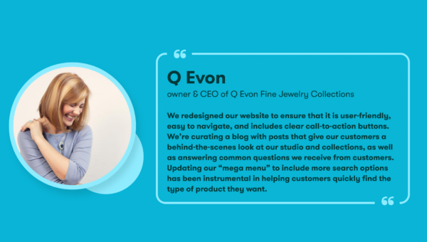 Q Evon, owner & CEO of Q Evon Fine Jewelry Collections