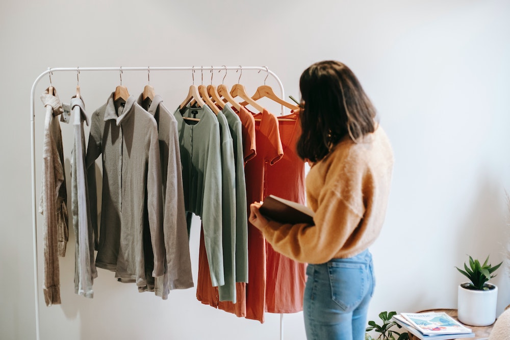 ecommerce seller with merchandise