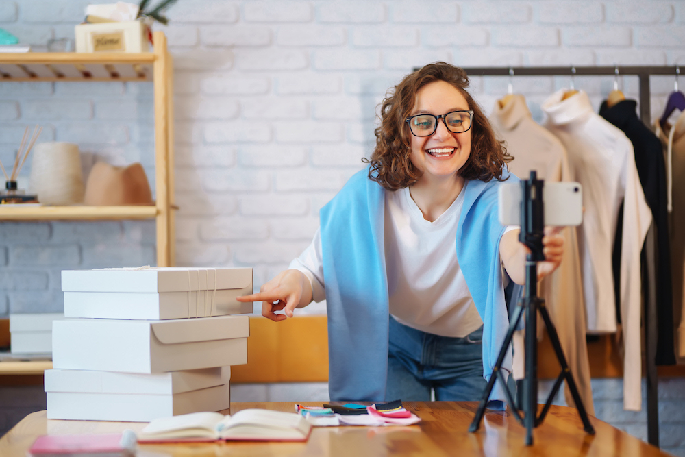 woman increases sales on amazon