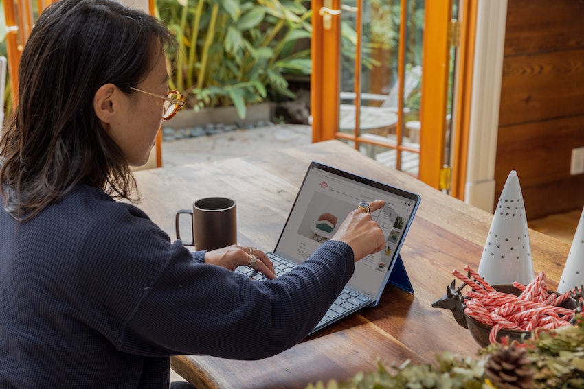 An eCommerce seller reviews her marketing attributions.