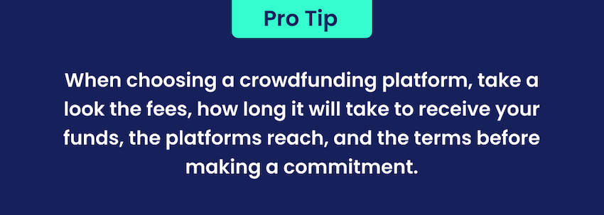 how to choose a crowdfunding platform