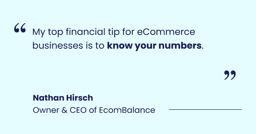 know your numbers