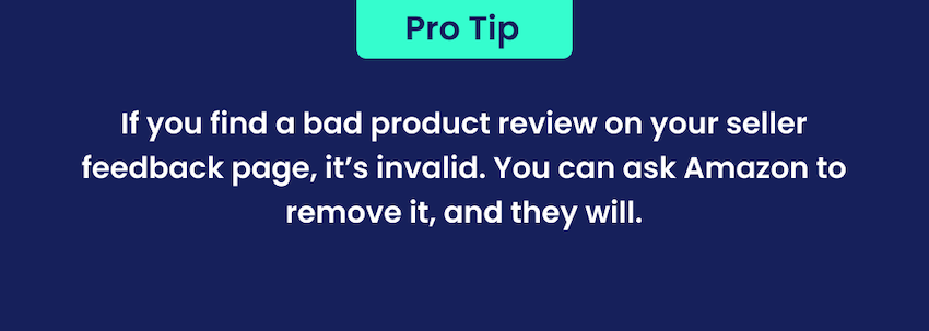 check your seller feedback page for negative product reviews